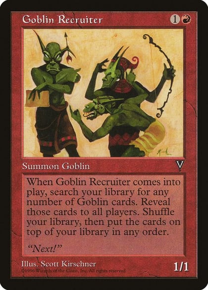 Goblin Recruiter, Visions #5849