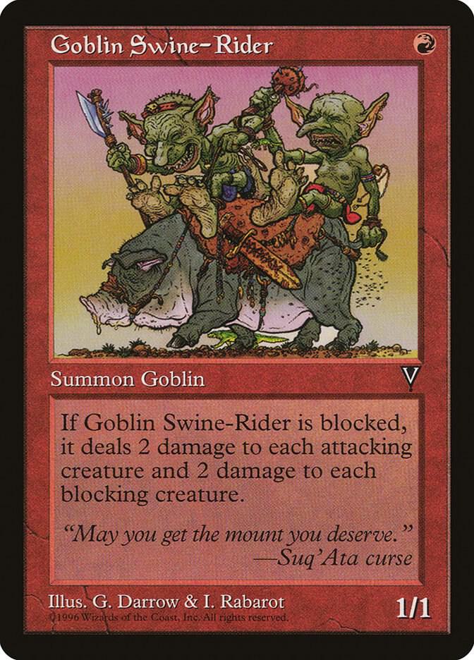Goblin Swine-Rider, Visions #5850
