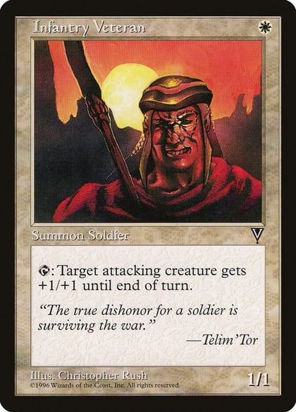 Infantry Veteran, Visions #5861