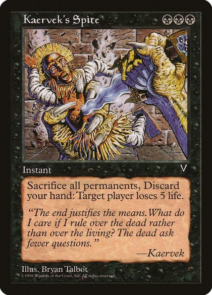 Kaervek's Spite, Visions #5868