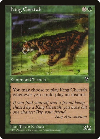 King Cheetah, Visions #5872