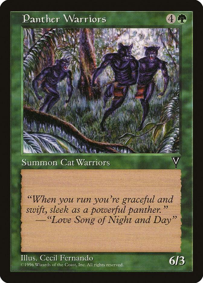 Panther Warriors, Visions #5895