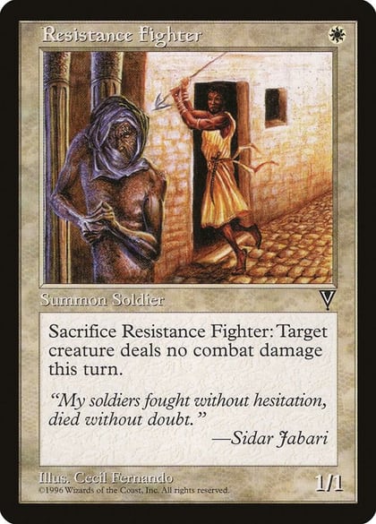 Resistance Fighter, Visions #5912