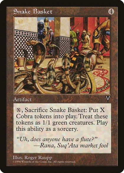 Snake Basket, Visions #5925