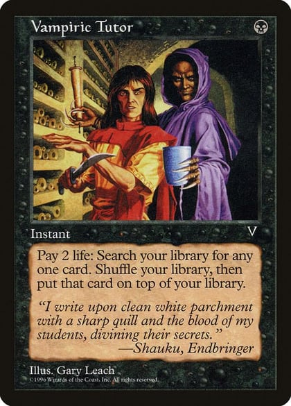 Vampiric Tutor, Visions #5954