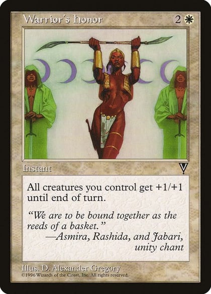 Warrior's Honor, Visions #5962