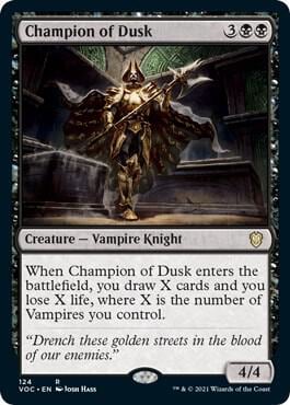 Champion of Dusk, Commander: Innistrad: Crimson Vow 124