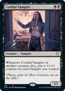 Cordial Vampire, Commander: Innistrad: Crimson Vow 125