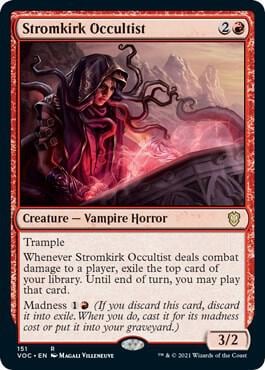 Stromkirk Occultist, Commander: Innistrad: Crimson Vow 151