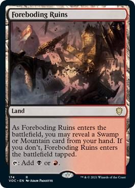 Foreboding Ruins, Commander: Innistrad: Crimson Vow 174
