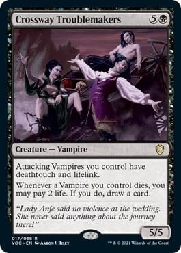Crossway Troublemakers, Commander: Innistrad: Crimson Vow 17