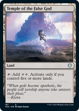 Temple of the False God, Commander: Innistrad: Crimson Vow 187
