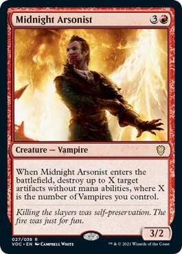 Midnight Arsonist, Commander: Innistrad: Crimson Vow 27