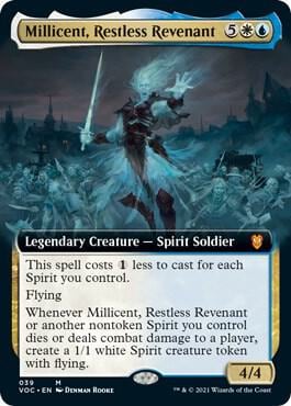 Millicent, Restless Revenant (Extended Art), Commander: Innistrad: Crimson Vow 39