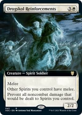 Drogskol Reinforcements (Extended Art), Commander: Innistrad: Crimson Vow 43