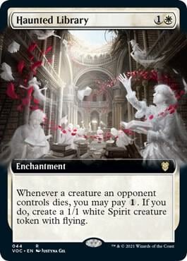 Haunted Library (Extended Art), Commander: Innistrad: Crimson Vow 44
