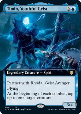 Timin, Youthful Geist (Extended Art), Commander: Innistrad: Crimson Vow 54
