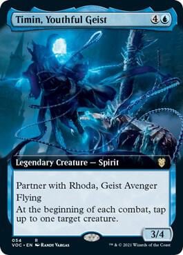 Timin, Youthful Geist (Extended Art), Commander: Innistrad: Crimson Vow 54