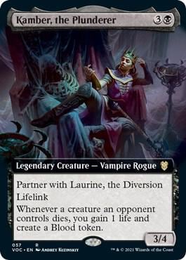 Kamber, the Plunderer (Extended Art), Commander: Innistrad: Crimson Vow 57