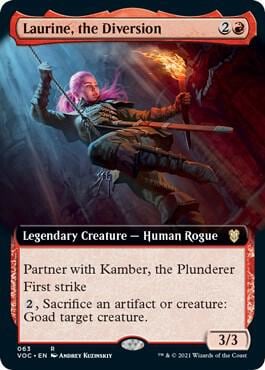 Laurine, the Diversion (Extended Art), Commander: Innistrad: Crimson Vow 63