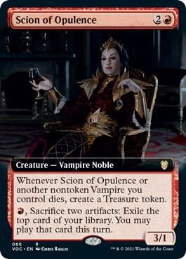 Scion of Opulence (Extended Art), Commander: Innistrad: Crimson Vow 66