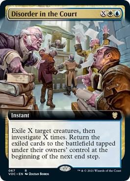 Disorder in the Court (Extended Art), Commander: Innistrad: Crimson Vow 67