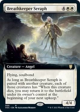 Breathkeeper Seraph (Extended Art), Commander: Innistrad: Crimson Vow 69
