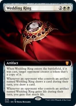 Wedding Ring (Extended Art), Commander: Innistrad: Crimson Vow 70
