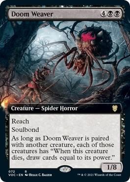 Doom Weaver (Extended Art), Commander: Innistrad: Crimson Vow 72