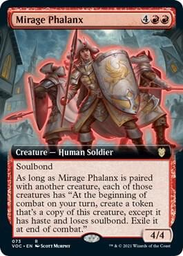 Mirage Phalanx (Extended Art), Commander: Innistrad: Crimson Vow 73