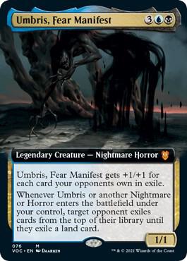 Umbris, Fear Manifest (Extended Art), Commander: Innistrad: Crimson Vow 76