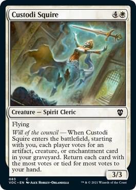 Custodi Squire, Commander: Innistrad: Crimson Vow 83