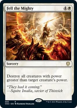 Fell the Mighty, Commander: Innistrad: Crimson Vow 85