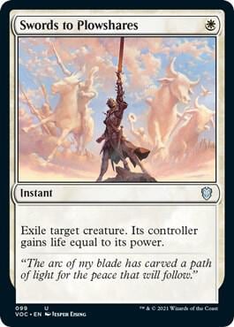 Swords to Plowshares, Commander: Innistrad: Crimson Vow 99