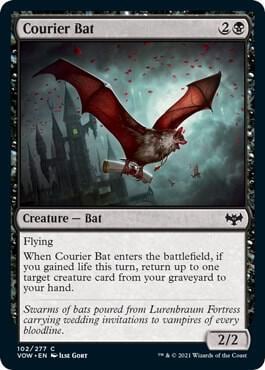 Courier Bat, Innistrad: Crimson Vow 102