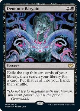Demonic Bargain, Innistrad: Crimson Vow 103