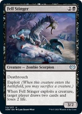 Fell Stinger, Innistrad: Crimson Vow 112