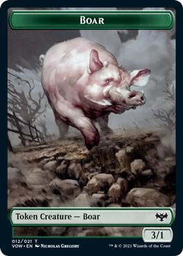 Boar Token, Innistrad: Crimson Vow 12