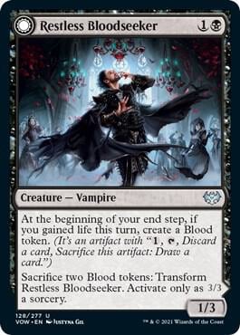 Restless Bloodseeker, Innistrad: Crimson Vow 128