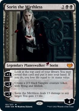 Sorin the Mirthless, Innistrad: Crimson Vow 131