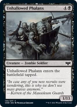 Unhallowed Phalanx, Innistrad: Crimson Vow 135