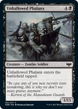 Unhallowed Phalanx, Innistrad: Crimson Vow 135