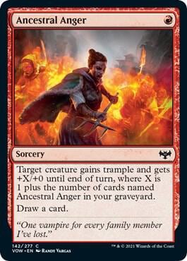 Ancestral Anger, Innistrad: Crimson Vow 142