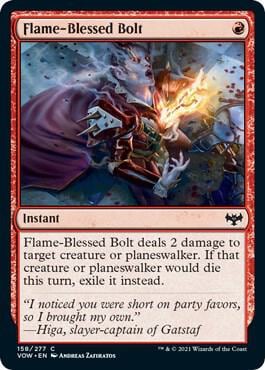 Flame-Blessed Bolt, Innistrad: Crimson Vow 158