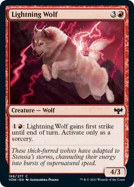 Lightning Wolf, Innistrad: Crimson Vow 168