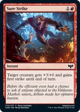 Sure Strike, Innistrad: Crimson Vow 179