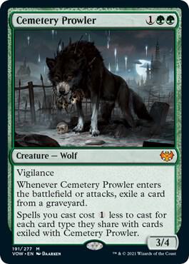 Cemetery Prowler, Innistrad: Crimson Vow 191