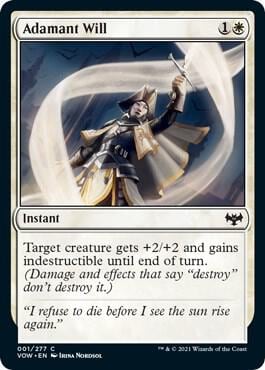 Adamant Will, Innistrad: Crimson Vow 1