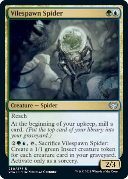 Vilespawn Spider, Innistrad: Crimson Vow 250