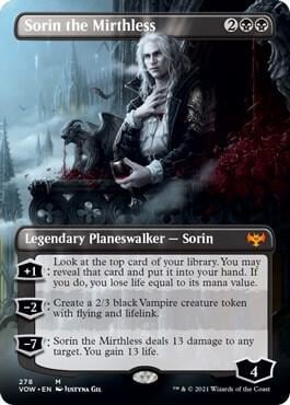 Sorin the Mirthless (Borderless), Innistrad: Crimson Vow 278